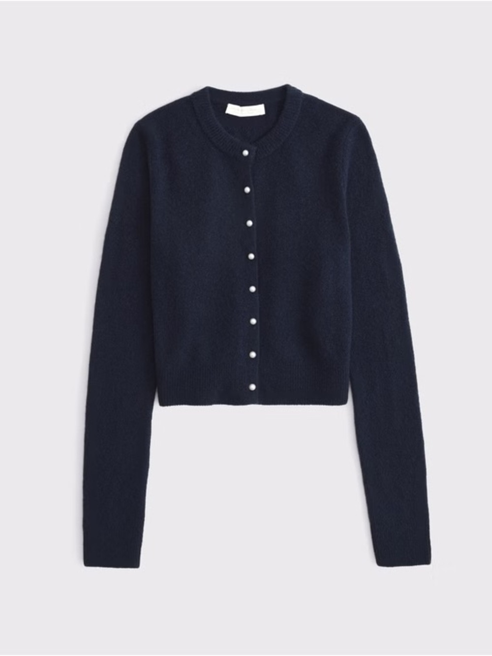 Abercrombie pearl-button crew cardigan